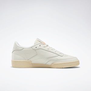 Adidasy Damskie Reebok Club C 85 Niebieskie/Pomarańczowe PL 71JLKPB